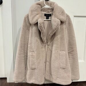 Rachel Zoe Women's pink Faux Fur Coat